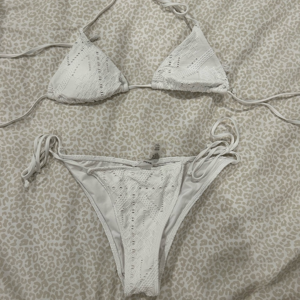 White Garage Bikini